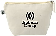 Custom Promotional Hemp Cotton Pouch, 5-1/2” x 8”, Natural 1 thumbnail image