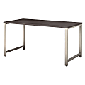 Bush Business Furniture 400 60"W Table Computer Desk, Storm Gray, Standard Delivery