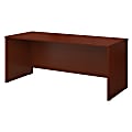 Bush Business Furniture Components Office Desk 72"W x 30"D, Mahogany, Standard Delivery
