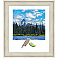 Amanti Art Rectangular Picture Frame, 25” x 29" With Mat, Regal Birch Cream 1 thumbnail image