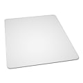 SKILCRAFT® Biobased Chair Mat For Hard Floors, 60" x 60", Clear (AbilityOne 7220016568325)