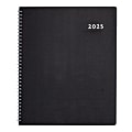 2024-2026 Brownline 14-Month DuraFlex Monthly Planner, 8-7/8" x 7-1/8", 50% Recycled, Black, December To January, CB1200V.BLK 1 thumbnail image