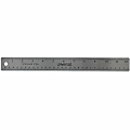 Universal Ruler, 12" Length, 1/16 Graduations, Metric, Standard Measuring System, Stainless Steel, Cork - 1 Each 1 thumbnail image