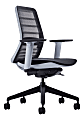 Koplus Tonique Mesh Mid-Back Task Chair, Black/White 1 thumbnail image