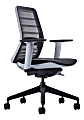 Koplus Tonique Mesh Mid-Back Task Chair, Black/White