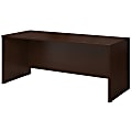 Bush Business Furniture Components Office Desk 72"W x 30"D, Mocha Cherry, Premium Installation