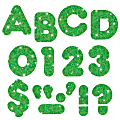 TREND Ready Letters®, 2", Sparkle Casual Uppercase Letters/Numbers, Green, Pack Of 142 1 thumbnail image