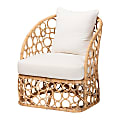 bali & pari Prisca Rattan Accent Chair, Light Honey 1 thumbnail image