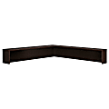 Bush Business Furniture Components Reception L Shelf, Mocha Cherry, Premium Installation 1 thumbnail image