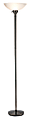 Adesso® Riverdale Floor Lamp, 74"H, Black Nickel 1 thumbnail image