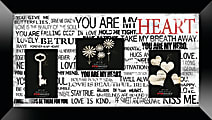 PTM Images Photo Frame, You Are My Heart, 22"H x 1 1/4"W x 12"D, Black 1 thumbnail image