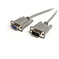 StarTech.com Null-Modem Serial Cable - Extend your EGA monitor cable or mouse cable by 6ft - 6ft rs232 cable - 6ft db9 cable - 6ft db9 serial cable -6ft straight through serial cable