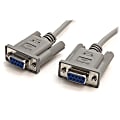 StarTech.com Serial Null modem cable - DB-9 (F) - DB-9 (F) - 3 m - Transfer files via serial connection - SCNM9FF 1 thumbnail image