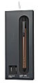 TUL® Fine Writing Solid Metal Barrel Retractable Gel Pen with 2 Refills, Medium Point, 0.7 mm, Rose Gold Barrel, Black/Blue Ink