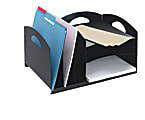 Office Depot® Brand Letter Size Combo Vertical/Horizontal Organizer, Black 1 thumbnail image