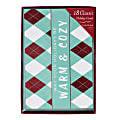 Markings by C.R. Gibson® Holiday Cards With Envelopes, 5" x 7", Warm And Cozy, Pack Of 18