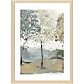 Amanti Art Breezy Landscape Trees III by Allison Pearce Wood Framed Wall Art Print, 25”H x 19"W, Natural