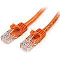 StarTech.com Cat5e Snagless UTP Patch Cable, 15', Orange