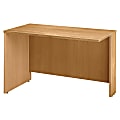 Bush Business Furniture Components Return Bridge, 48"W, Light Oak, Standard Delivery 1 thumbnail image