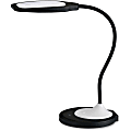 Lorell® LED USB Desk Lamp, Dimmable, Black/White 1 thumbnail image