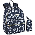 Jessica Simpson Backpack With 15” Laptop Sleeve And Phone Purse, Daisy