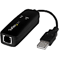 StarTech.com 56K USB Dial-up and Fax Modem - V.92 - External - Hardware Based 1 thumbnail image