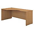 Bush Business Furniture Components Corner Desk Left Handed 72"W, Light Oak, Standard Delivery 1 thumbnail image