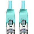 Tripp Lite Cat6a Snagless Shielded STP Patch Cable 10G, PoE, Aqua M/M 3ft - First End: 1x RJ-45 Male Network - N262003AQ 1 thumbnail image