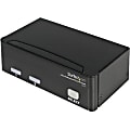 StarTech.com 2 Port Professional PS/2 KVM switch - PS/2 - 2 ports - 1 local user - 1U - Control up to two VGA and PS/2-connected computers from a single keyboard, mouse and monitor - usb kvm switch - 2 port kvm switch - vga kvm switch 1 thumbnail image