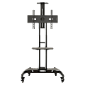 Lorell® Flat Panel TV Mobile Cart, Black 1 thumbnail image