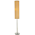 Adesso® Hepburn Floor Lamp, 66"H, Chrome