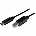 StarTech.com USB C to USB B Printer Cable - 3ft / 1m - Black