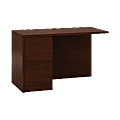 HON® 10500 48"W Left Desk Return With 2 Full Drawers, Mahogany 1 thumbnail image
