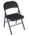 Cosco Folding Chairs, Black, Set Of 4