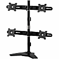 Amer Mounts Stand Based Quad Monitor Mount for four 15"-24" LCD/LED Flat Panel Screens - AMR4S 1 thumbnail image