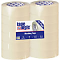 Tape Logic® 2400 Masking Tape, 3" Core, 1.5" x 180', Natural, Pack Of 12