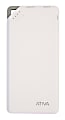 Ativa™ 10,000 mAh Power Bank For Use With Mobile Devices, White, EP-U106A-W