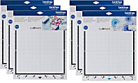 Brother® ScanNCut DX Standard/Low-Tack Adhesive Mats, 12" x 12", Set Of 6 Mats 1 thumbnail image