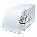 Universal 1-Across Dot Matrix Printer Label - 3000 / Box - White 1 thumbnail image