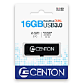 Centon Datastick Dual USB 3.0 Drive, 16GB, Black