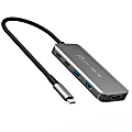 j5create 8K USB4 5-in-1 Travel Hub, 7/16”H x 4-5/8”W x 1-13/16”D, Space Gray, JCH453