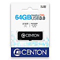 Centon Datastick Dual USB 3.0 Drive, 64GB, Black 1 thumbnail image