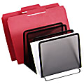 Office Depot® Brand Metro Mesh Stacking Sorter, Pewter 1 thumbnail image