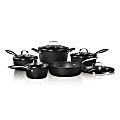 THE ROCK™ By Starfrit® Diamond 10-Piece Aluminum Nonstick Cookware Set, Black 1 thumbnail image