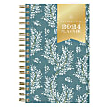 2024 Day Designer Weekly/Monthly Planning Calendar, 3-5/8" x 6-1/8", Graceful Ocean, January To December