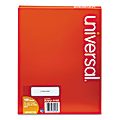 Universal® Permanent Inkjet/Laser Labels, UNV80106, Rectangle, 1 5/16" x 4", White, Box Of 1,400