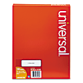 Universal® Permanent Inkjet/Laser Labels, UNV80106, Rectangle, 1 5/16" x 4", White, Box Of 1,400 1 thumbnail image