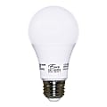 Euri A19 Dimmable 230° 800 Lumens LED Light Bulbs, 9.5 Watt, 3000 Kelvin/Warm White, Pack Of 2 Bulbs