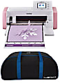 Brother® ScanNCut SDX85M Electronic DIY Cutting Machine With Scanner Plus Duffel Bag, Maui/Pink