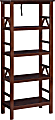 Linon Titian 55"H 4-Shelf Home Office Bookcase, Antique Tobacco 1 thumbnail image